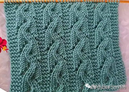 针织作品 40个美丽的针织针迹设计图案