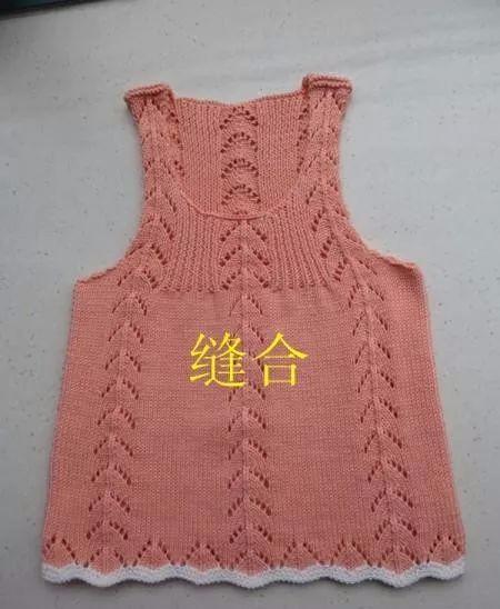 美丽非凡的女童背心裙针织,附超级详细图解