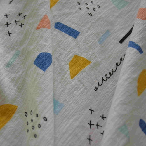 惠源 50s匹马棉针织面料 染色印花针织布 床上用品面料