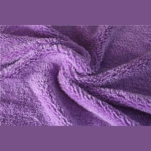 涤锦珊瑚绒高F针织染色面料