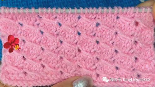 针织作品 30个美丽的毛衣针织针迹图案设计