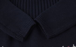 Gap婴儿纯棉玫瑰图案下摆荷叶边针织连衣裙 柔软呵护与时尚设计的完美融合